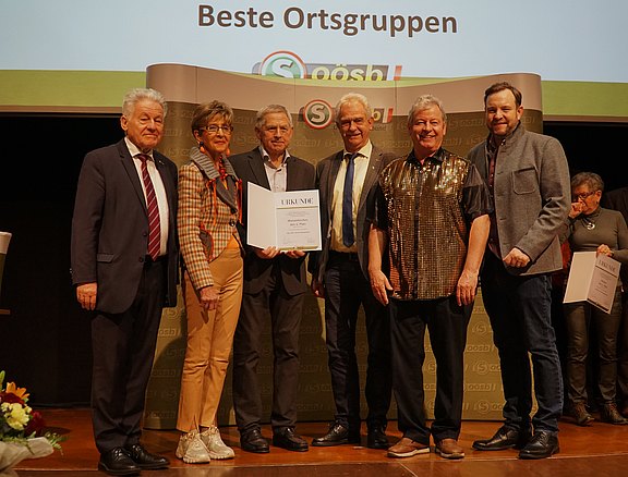 Platz 1 für Waizenkirchen Platz eins für Ortsgruppe Waizenkirchen