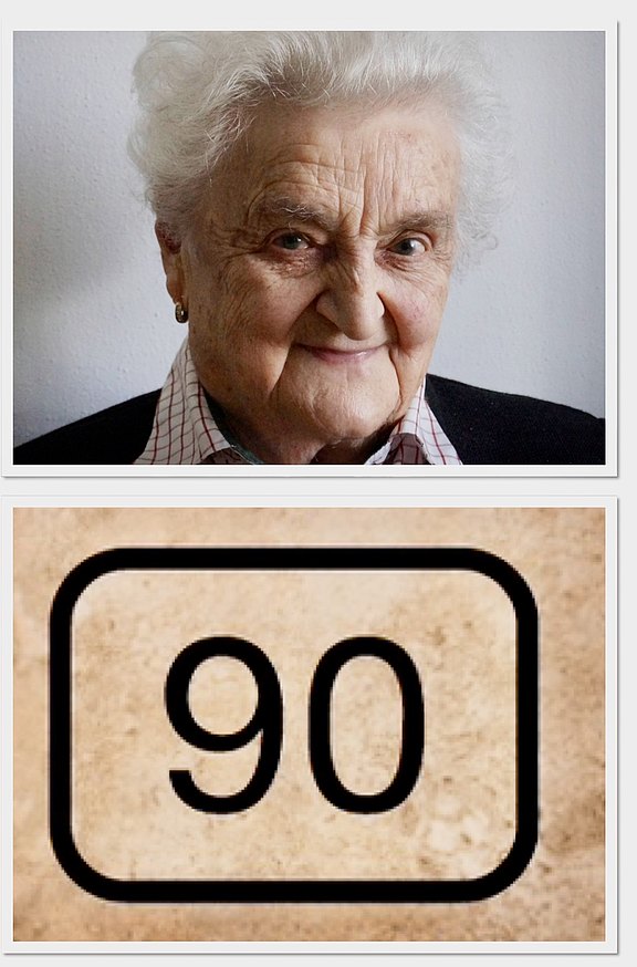 Gratulation zum 90er Fr. Anna Rabeder