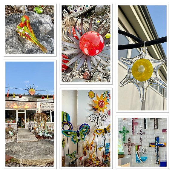 Knödel und Glaskunst